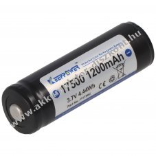 Keeppower 17500 3,7V 1200mAh Li-ion Akkumul�tor v�dett