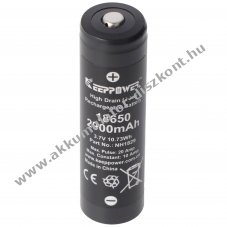 Keeppower IMR18650 3.7V 2900mAh l�tium-ion Akkumul�torcella