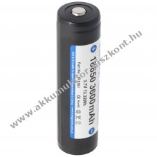 Keeppower 18650 3,7V 3600mAh Li-Ion Akkumul�tor v�delemmel
