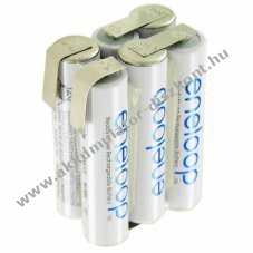 Panasonic eneloop 7,2V 750mAh AAA 6db/csomag NiMH