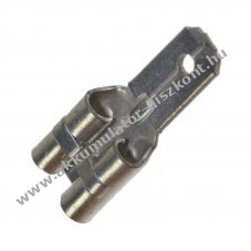 �lomakku csatlakoz� adapter dugaszos rendszer 6,3 => 4,8 mm