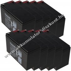 Panasonic LC-R127R2PG 12V 7,2Ah 10db/csomag Akkumul�tor AGM/�lom-zsel�s