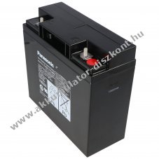 Panasonic LC-XD1217APG 12V 17000mAh Akkumul�tor M5 csavaros csatlakoz�s AGM �lom-zsel�s