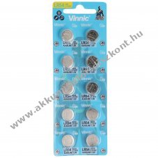 10 db gombelem AG10, LR54, L1131F, LR1130, 189, RW89