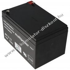 Multipower MP12-12 12V 12Ah Akkumul�tor AGM �lom-zsel�s
