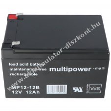 Multipower MP12-12B 12V 12Ah AGM �lom-zsel�s