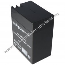 Multipower MP13-6 6V 13000mAh 4,8mm �s 6,3mm csatlakoz� Akkumul�tor AGM �lom-zsel�s