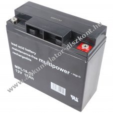 Multipower MP18-12 12V 18Ah Akkumul�tor AGM �lom-zsel�s