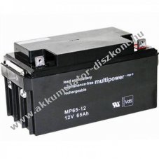 Multipower MP65-12 M6 csavaros csatlakoz� Akkumul�tor AGM �s �lom-zsel�s