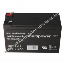 12V 7,2Ah PB �lom Akkumul�tor Abus Terxon SX AZ4000 VDS tan�s�tv�nnyal