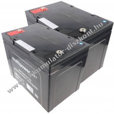 Helyettes�t� Akkumul�tor Multipower MP75-12C 12,0V 75Ah 2db/csomag AS E450F AGM �lom