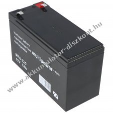 Multipower MP8-12C WP8-12 12V 8Ah Akkumul�tor Faston 6,3mm AGM �lom-zsel�s