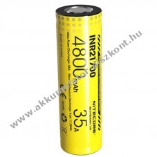 Nitecore INR21700 3,6V 4800mAh 35A v�d��ramk�r n�lk�li Akkumul�tor Li-Ion