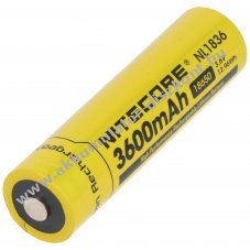 Nitecore NL1836 18650 3,6V 3600mAh Akkumul�tor Li-Ion