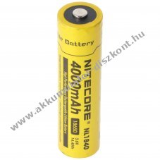 Nitecore NL1840 18650 Akkumul�tor 3,6V 4000mAh Li-Ion