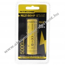 Nitecore NL2150HP 3,6V 5000mAh 21700 Akkumul�tor Li-Ion