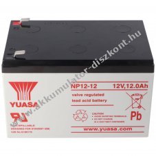 Yuasa NP12-12 Akkumul�tor 12V 12Ah AGM �lom-zsel�s