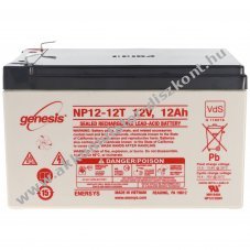 Hawker Enersys Genesis NP12-12-WT 12V 12000mAh Akkumul�tor AGM �s �lom-zsel�s