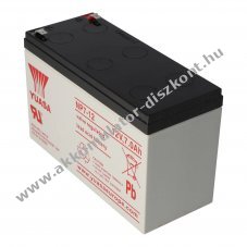 Yuasa NP7-12 NPW36-12 12V 7Ah Faston 4,8mm Akkumul�tor AGM �lom