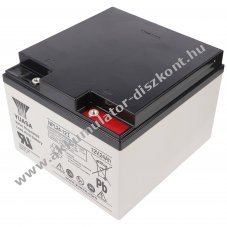 Yuasa NPL24-12 12V 24Ah Akkumul�tor AGM �lom-zsel�s
