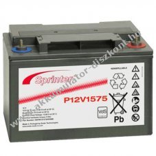 Exide Sprinter P12V1575 12V 61Ah M6 csatlakoz� VDS G191001 AGM �s �lom-zsel�s