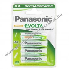 Panasonic EVOLTA HHR-3MVE4BC P6I-AA AA Mignon ceruza Akkumul�tor 1,2V 1900-2100mAh 4db/csomag NiMH