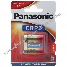 Panasonic CR-P2 6V 1400mAh l�tium elem