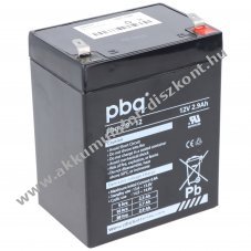 PBQ �lom Akkumul�tor 12V 2,9Ah 4,8mm Faston csatlakoz�val