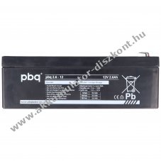 PBQ AGM �lom Akkumul�tor 12V 2,6Ah