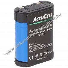 Helyettes�t� Akkumul�tor 2CR5 6V 500mAh Li-Ion