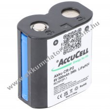 Helyettes�t� Akkumul�tor CR-P2 6V 500-600mAh LiFePO4