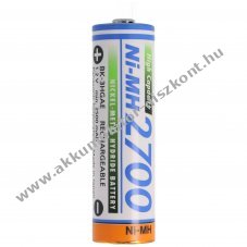 Panasonic HR-3U BK-3HGAE/BF1 AA Mignon ceruza Akkumul�tor 1,2V 2700mAh NiMH