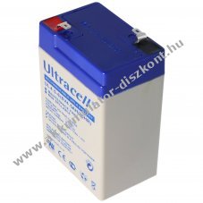 Ultracell �lom Akkumul�tor 6V 4,5Ah Faston 4,8mm