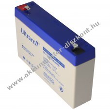 Ultracell �lom Akkumul�tor 6V 7Ah Faston 4,8mm