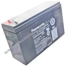 Panasonic UP-RW1220P1 12V 4Ah 6,3mm csatlakoz� AGM �lom-zsel�s