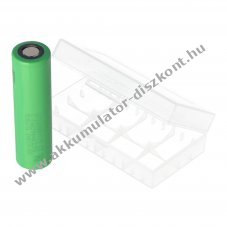 Sony Konion US18650VTC5 3,6V-3,7V 2600mAh Akkumul�tortart� doboz Li-Ion