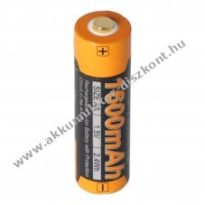 AA Mignon ceruza 14500 Akkumul�tor 1,5V 1600mAh 1db/csomag Micro-USB Li-Ion