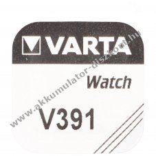 Varta V391 1,55V 92mAh ez�st-oxid gombelem