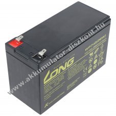 Kung Long WP7-12(28W) 12V 7Ah 4,8mm Faston csatlakoz� Akkumul�tor �lom-zsel�s AGM