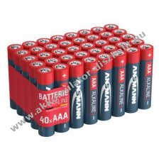Ansmann alk�li mikro elem AAA LR03 1,5V 40db/csomag