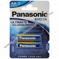 Panasonic Evolta AA ceruzaelem 1,5V 2db/csomag alk�li