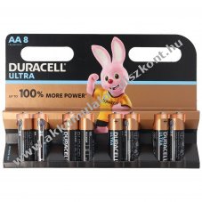Duracell MX1500 Ultra Power AA Mignon ceruza LR6 8db/csomag hagyom�nyos elem alk�li