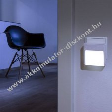 Ansmann LED �jszakai l�mpa CDS alkony�rz�kel� �s PIR mozg�s�rz�kel� 220V-240V/50Hz feh�r