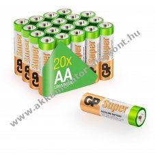 GP AA Mignon ceruza hagyom�nyos elem 1,5V 20db/csomag alk�li