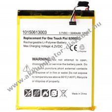 Helyettes�t� Akkumul�tor Alcatel One Touch Pixi 3 8.0 3G TLp032B2 TLp032BD TLp032C2 TLP032CC mobiltelefon