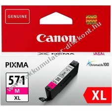 Eredeti Canon tintapatron CLI-571M XL 11ml magenta nyomtat�