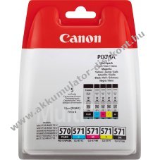 Eredeti Canon nyomtat� tintapatron multipack PGI-570PGBK/CLI-571BK/C/M/Y