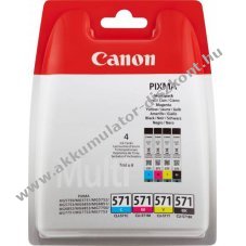 Eredeti Canon tinta multipack CLI-571BK/571C/571M/571Y nyomtat�
