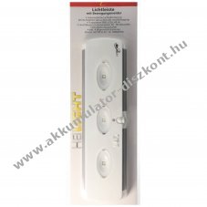 Heitech mozg�s�rz�kel�s LED f�nycs�k 3x SMD-LED 60lm 4x AA Mignon ceruza elemmel feh�r