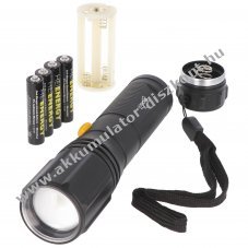 LED zsebl�mpa Smart Focus, max. 3 watt, 4 db elemmel egy�tt